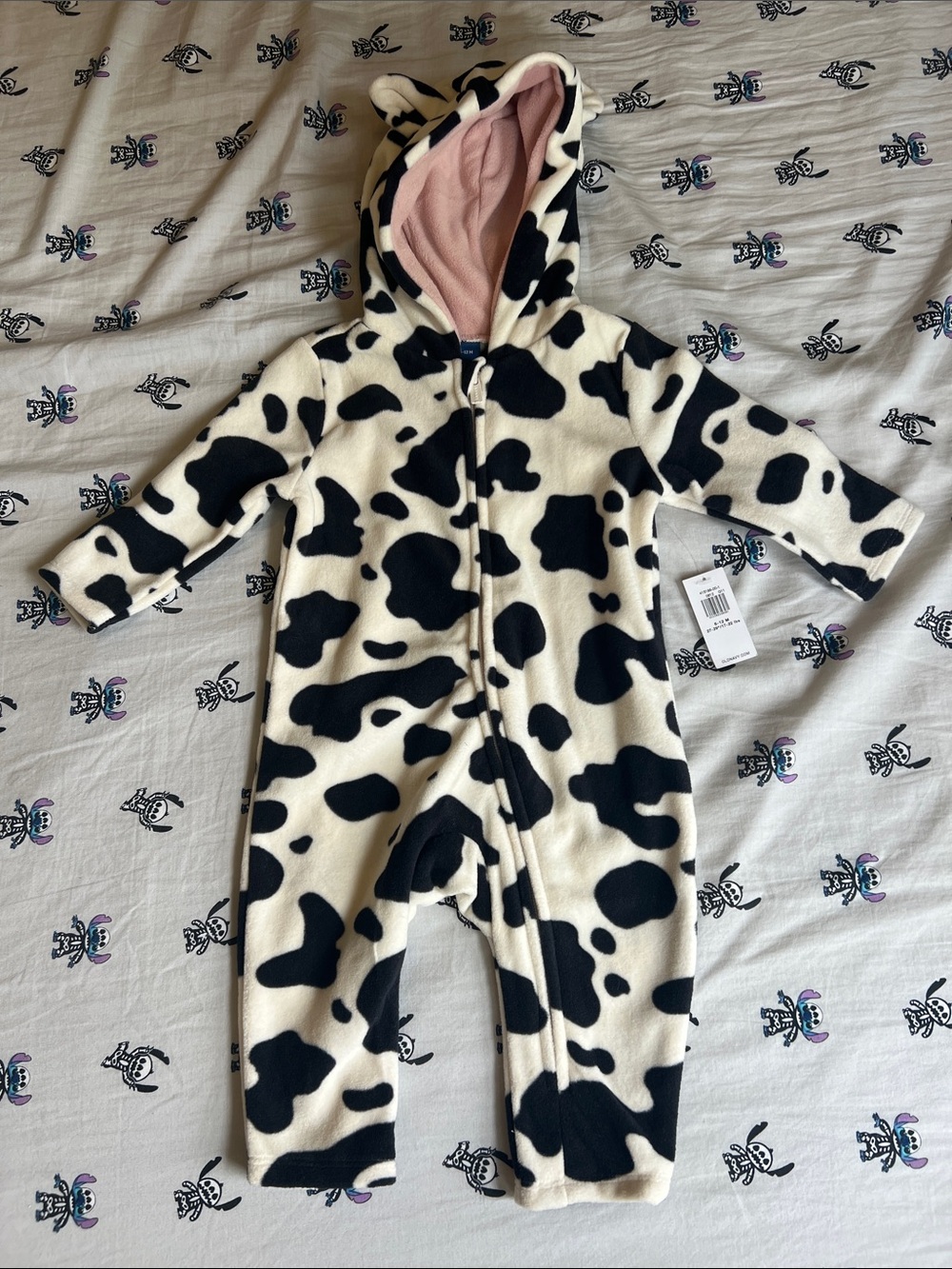 Old Navy Baby Cow Print Bunting